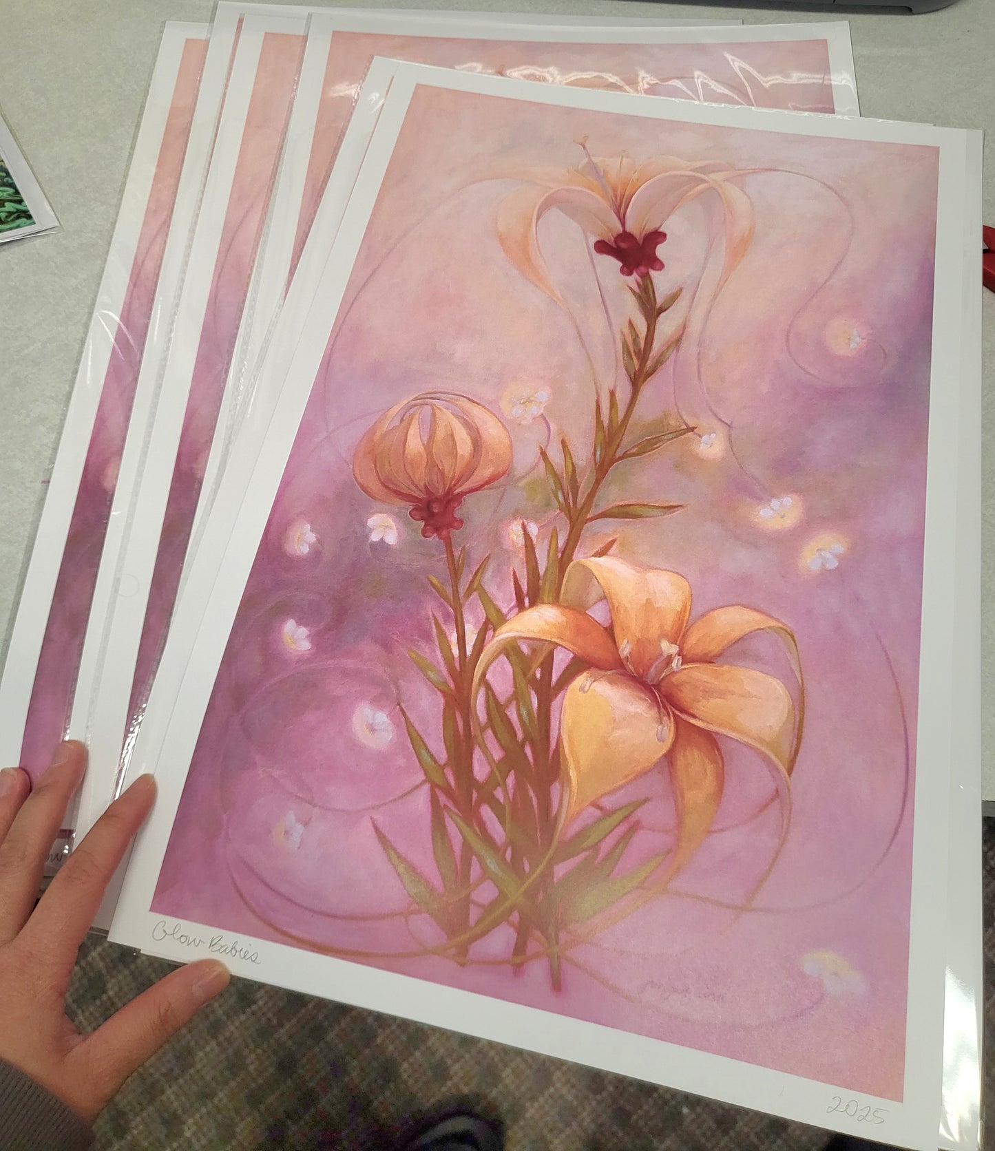 "Glow Babies" Print 12x18 in on Matte Paper
